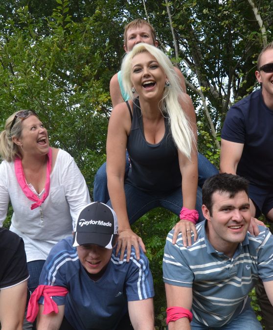 human pyramid