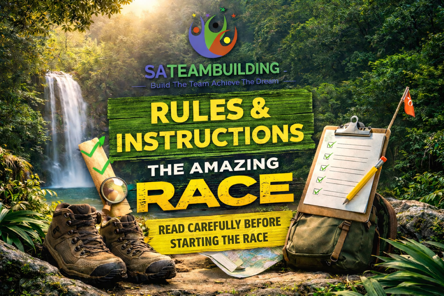 Instructions and rules artwork
